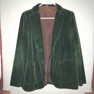 Vintage Velvet Coat - Med